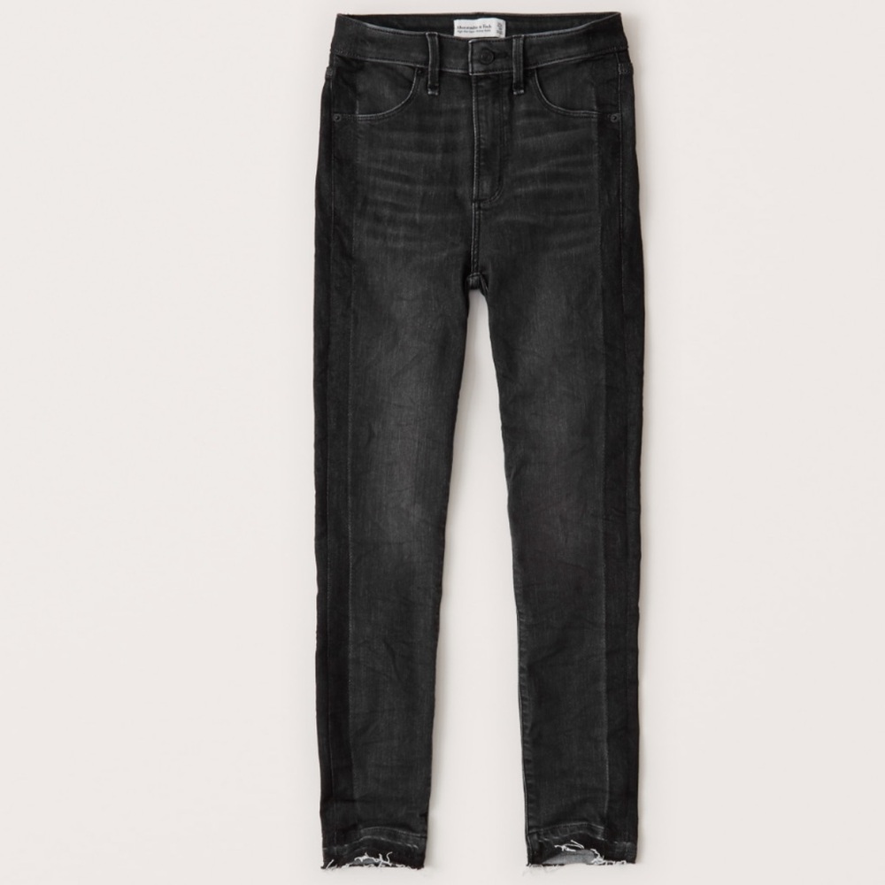 Abercrombie and Fitch High Rise Super Skinny Ankle Jeans